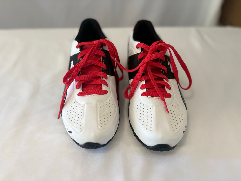 PUMA Tazon 6 FM Training Sneakers White Black Red Men's Size 7 (189876-01)